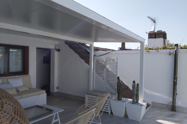 Instalar un techo en tu terraza