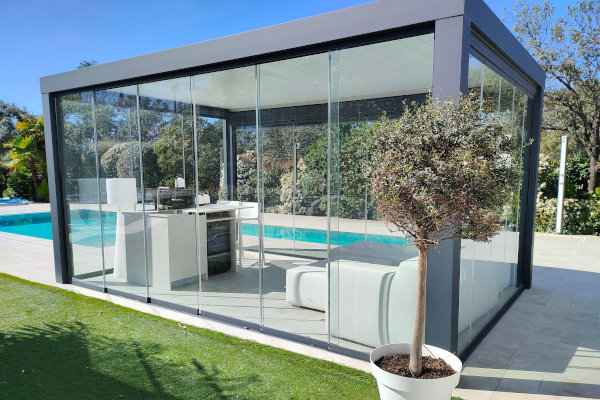 Pérgola Bioclimática de Aluminio Majadahonda